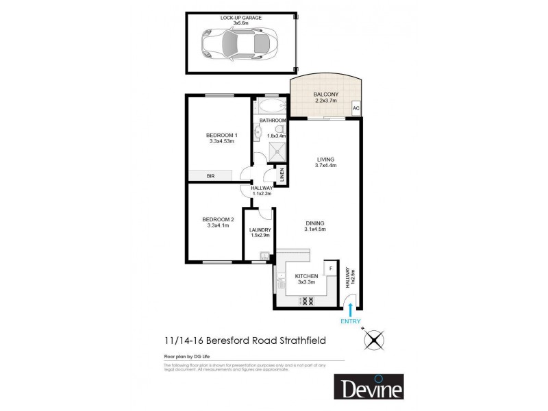 11/14-16 Beresford Road, Strathfield NSW 2135 Floorplan