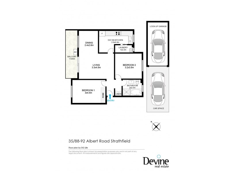 35/88-92 Albert Road, Strathfield NSW 2135 Floorplan
