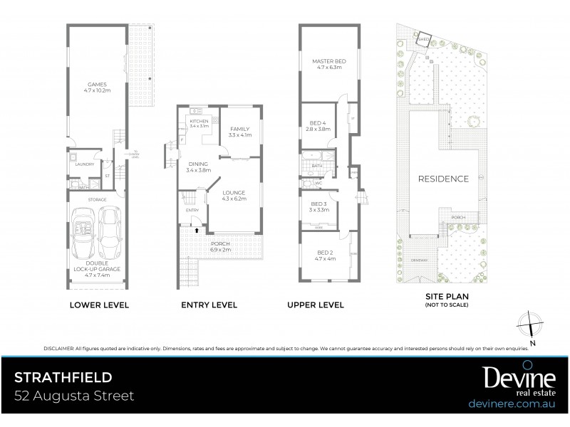 52 Augusta Street, Strathfield NSW 2135 Floorplan