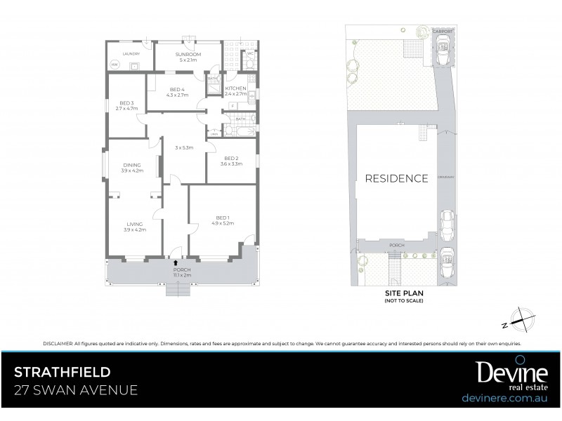27 Swan Avenue, Strathfield NSW 2135 Floorplan