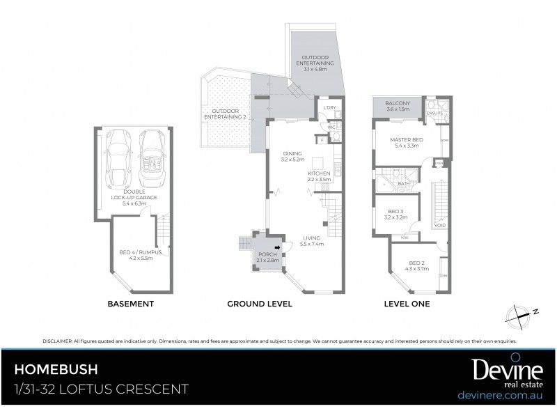 1/31-32 Loftus Crescent, Homebush NSW 2140 Floorplan