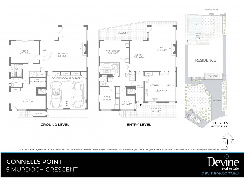 5 Murdoch Crescent, Connells Point NSW 2221 Floorplan
