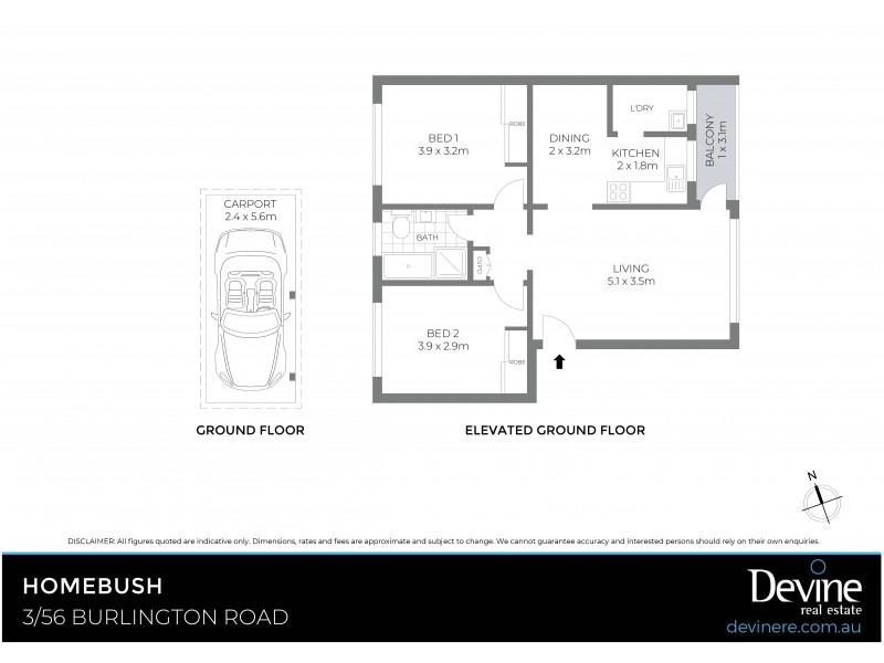 3/56 Burlington Road, Homebush NSW 2140 Floorplan