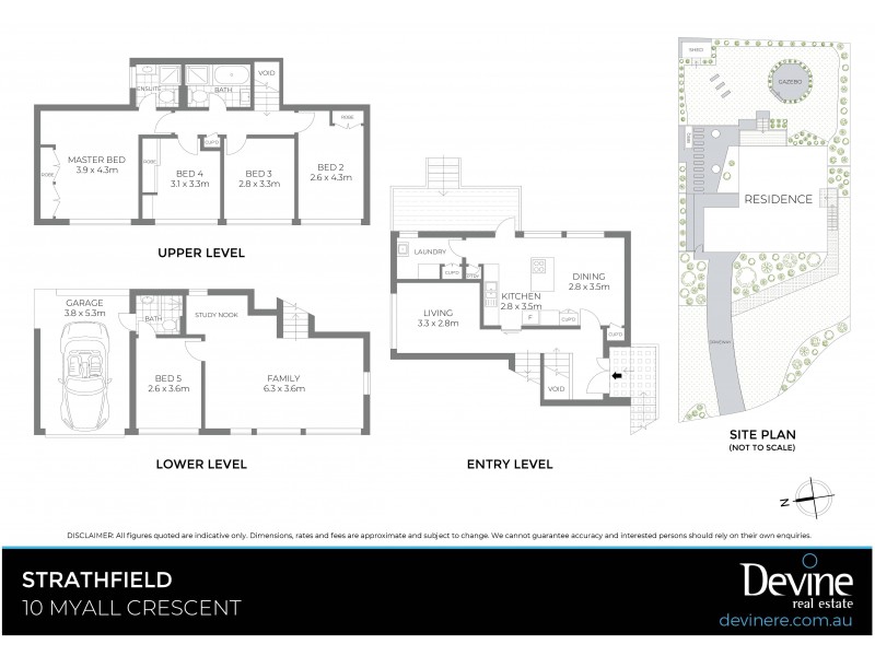 10 Myall Crescent, Strathfield NSW 2135 Floorplan