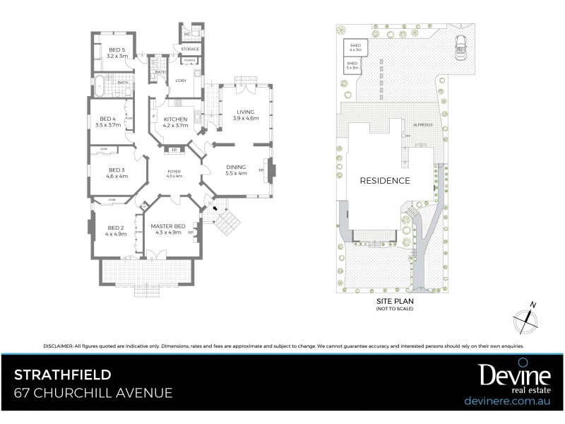 67 Churchill Avenue, Strathfield NSW 2135 Floorplan
