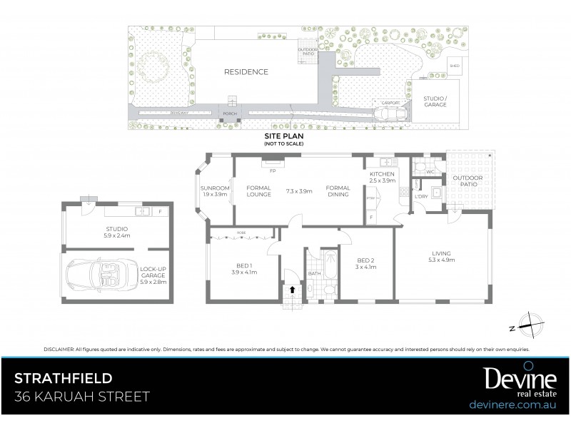 36 Karuah Street, Strathfield NSW 2135 Floorplan