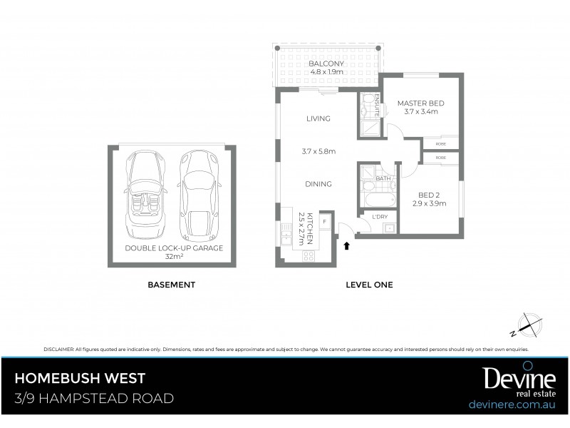 3/9 Hampstead Road, Homebush West NSW 2140 Floorplan