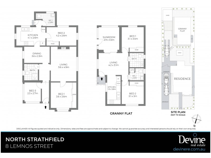 8 Lemnos Street, North Strathfield NSW 2137 Floorplan