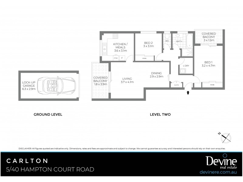5/40 Hampton Court Road, Carlton NSW 2218 Floorplan