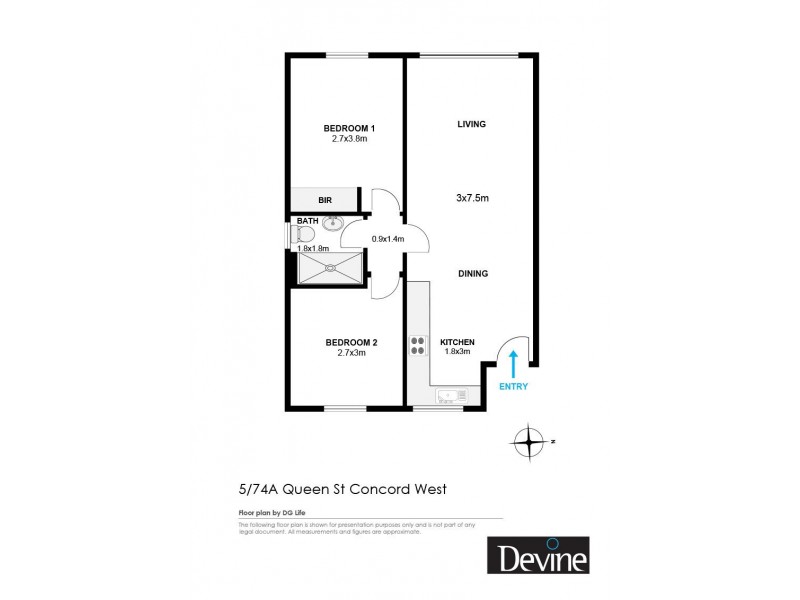 5/74A Queen Street, Concord West NSW 2138