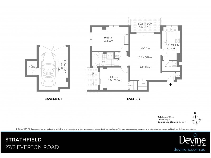 27/2 Everton Road, Strathfield NSW 2135 Floorplan