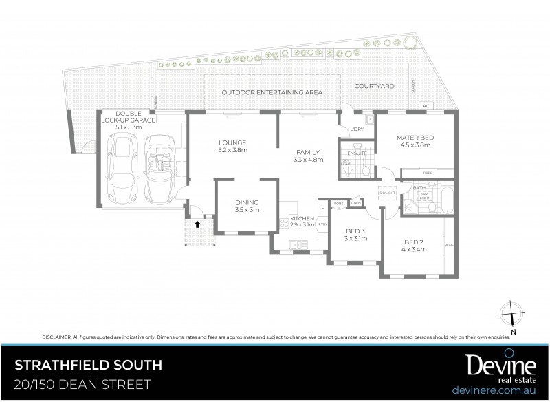 20/150 Dean Street, Strathfield South NSW 2136 Floorplan