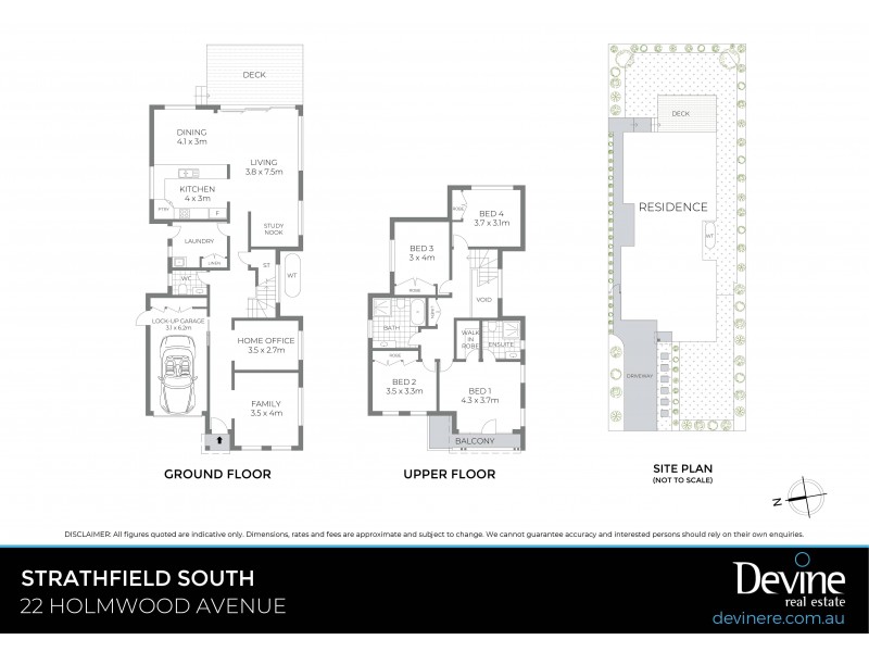 22 Holmwood Avenue, Strathfield South NSW 2136 Floorplan
