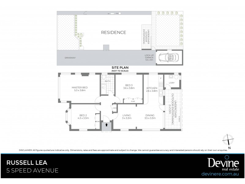 5 Speed Avenue, Russell Lea NSW 2046 Floorplan