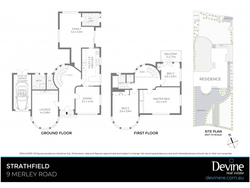 9 Merley Road, Strathfield NSW 2135 Floorplan