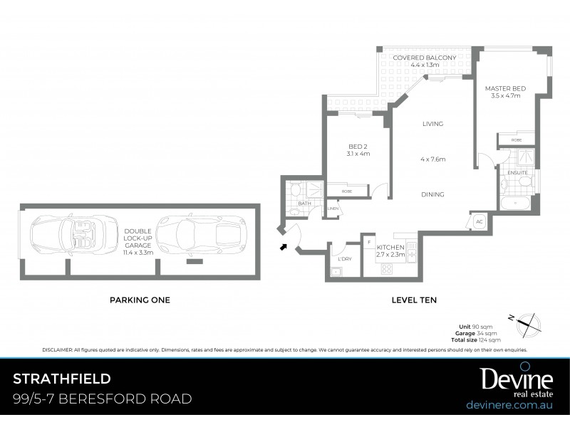 99/5-7 Beresford Road, Strathfield NSW 2135 Floorplan
