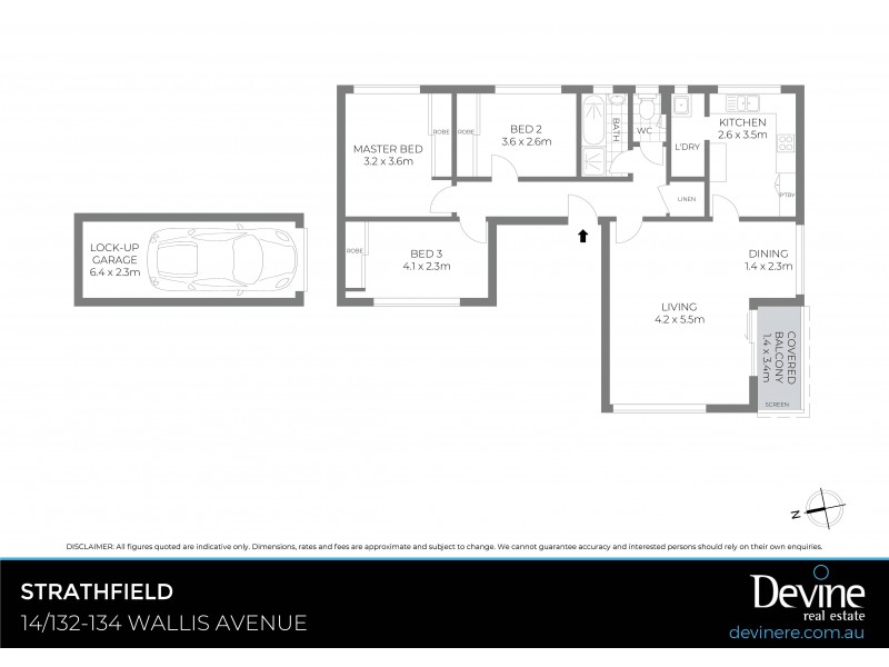 14/132-134 Wallis Avenue, Strathfield NSW 2135 Floorplan
