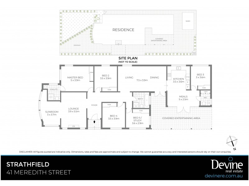 41 Meredith Street, Strathfield NSW 2135 Floorplan