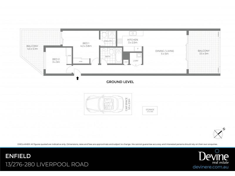 13/276-280 Liverpool Road, Enfield NSW 2136 Floorplan