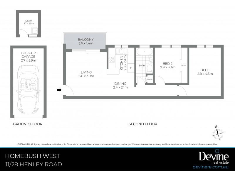 11/28 Henley Road, Homebush West NSW 2140 Floorplan
