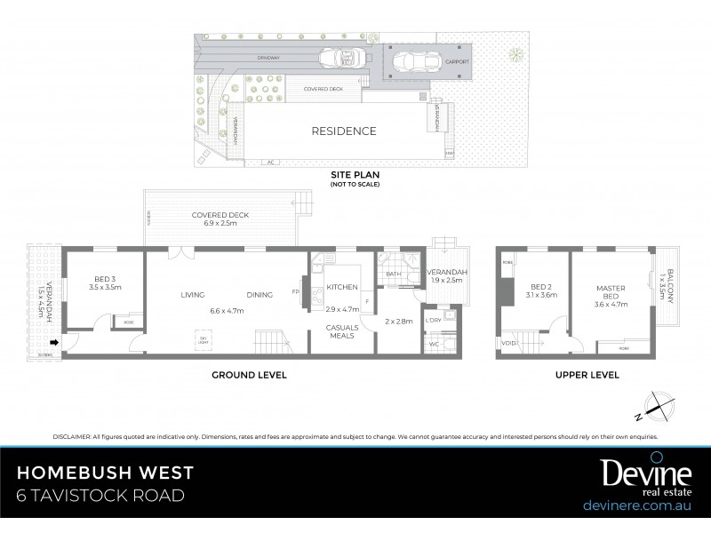 6 Tavistock Road, Homebush West NSW 2140 Floorplan