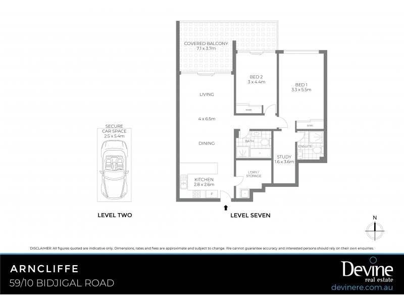 59/10 Bidjigal Road, Arncliffe NSW 2205 Floorplan