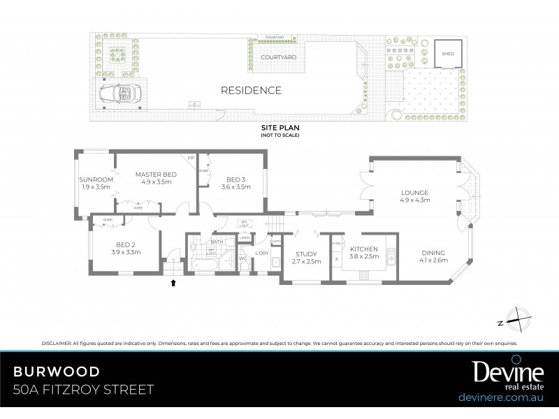 50A Fitzroy Street, Burwood NSW 2134 Floorplan