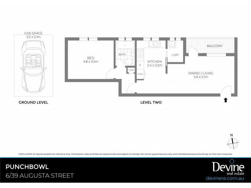 6/39 Augusta Street, Punchbowl NSW 2196 Floorplan