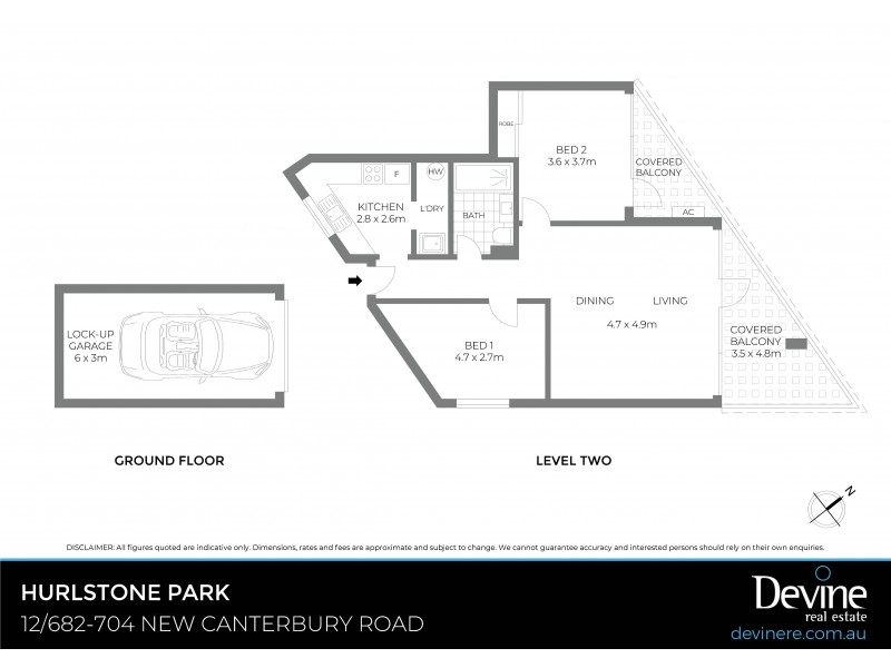 12/682 New Canterbury Road, Hurlstone Park NSW 2193 Floorplan