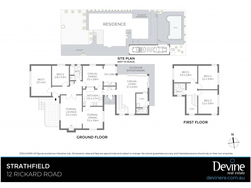 12 Rickard Road, Strathfield NSW 2135 Floorplan