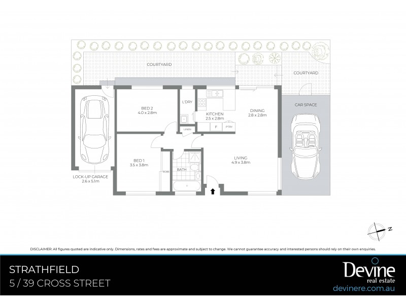 5/39 Cross Street, Strathfield NSW 2135 Floorplan
