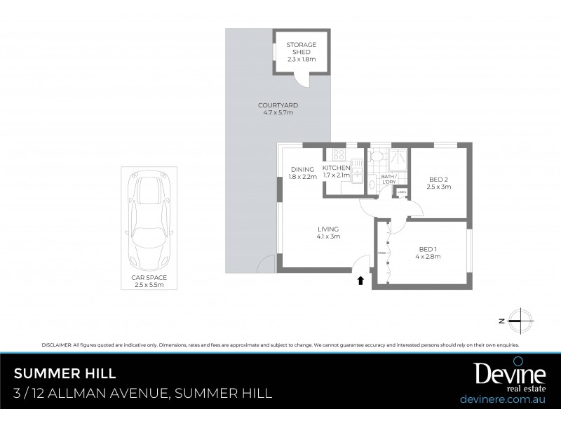 3/12 Allman Avenue, Summer Hill NSW 2130 Floorplan