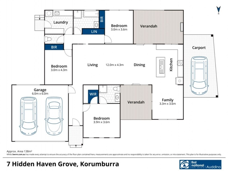 7 Hidden Haven Grove, Korumburra VIC 3950 Floorplan