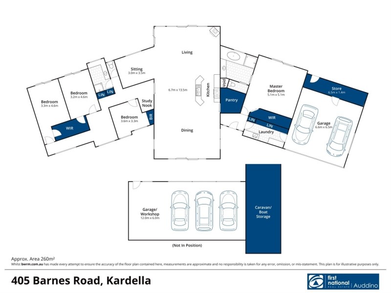 405 Barnes Road, Kardella VIC 3951 Floorplan