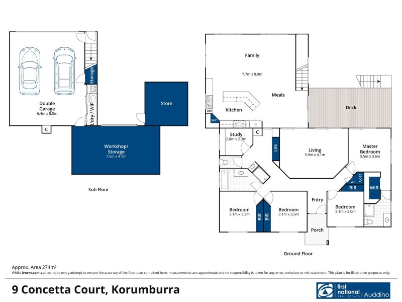 9 Concetta Court, Korumburra VIC 3950 Floorplan