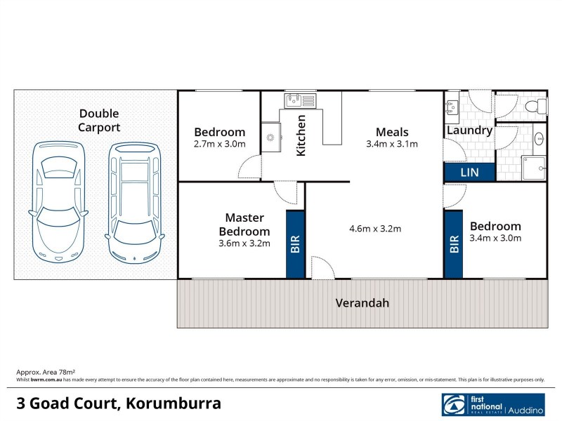 3 Goad Court, Korumburra VIC 3950 Floorplan