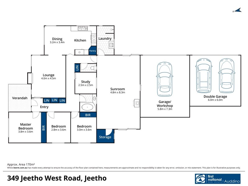 349 Jeetho West Road, Jeetho via, Korumburra VIC 3950 Floorplan
