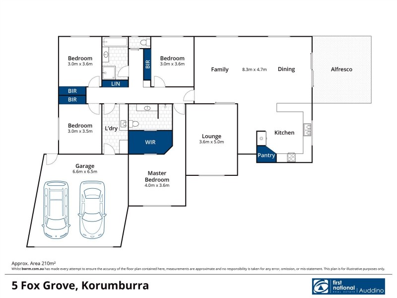 5 Fox Gr, Korumburra VIC 3950 Floorplan