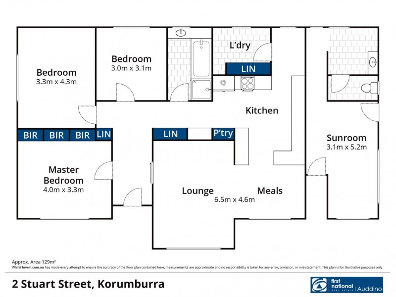 2 Stuart Street, Korumburra VIC 3950 Floorplan