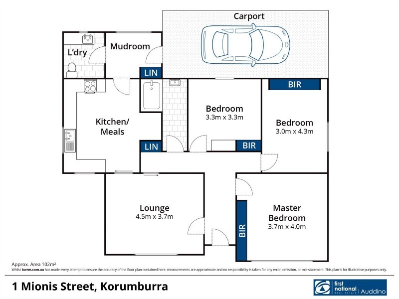 1 Mionis Road, Korumburra VIC 3950 Floorplan
