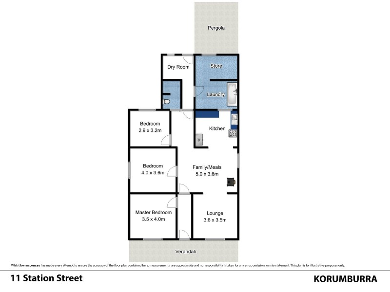 11 Station St, Korumburra VIC 3950 Floorplan