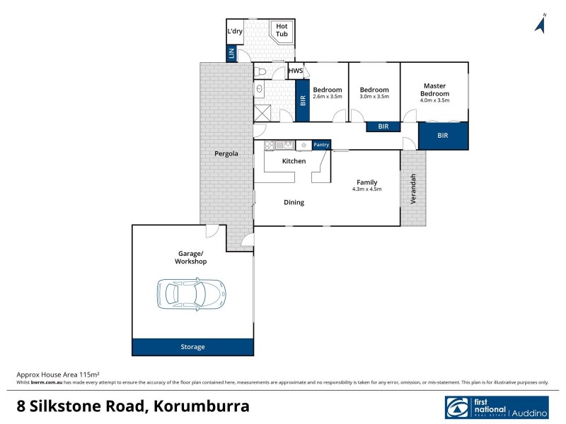 8 Silkstone Road, Korumburra VIC 3950 Floorplan