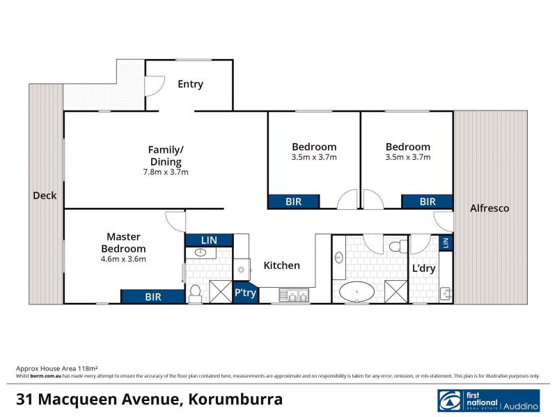 31 Macqueen Avenue, Korumburra VIC 3950 Floorplan