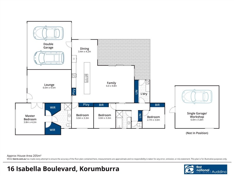 16 Isabella Boulevard, Korumburra VIC 3950 Floorplan