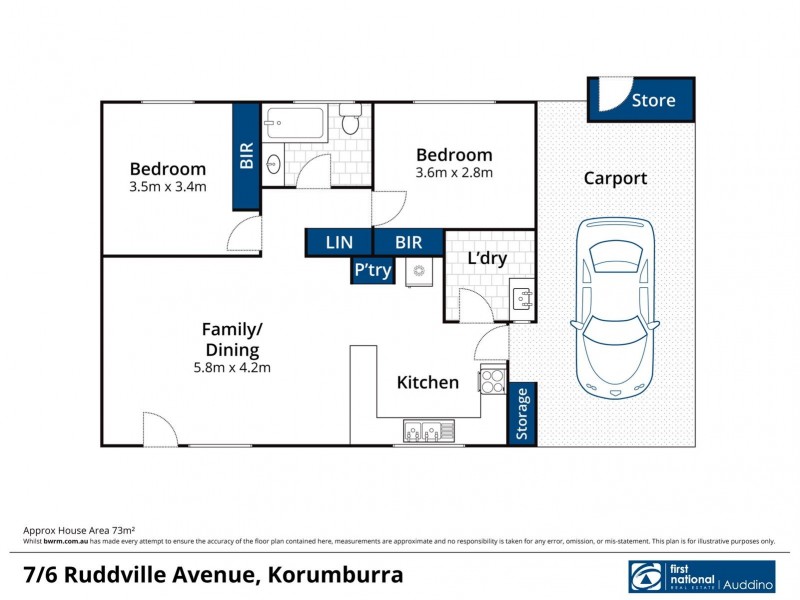 7/6 Ruddville Avenue, Korumburra VIC 3950 Floorplan