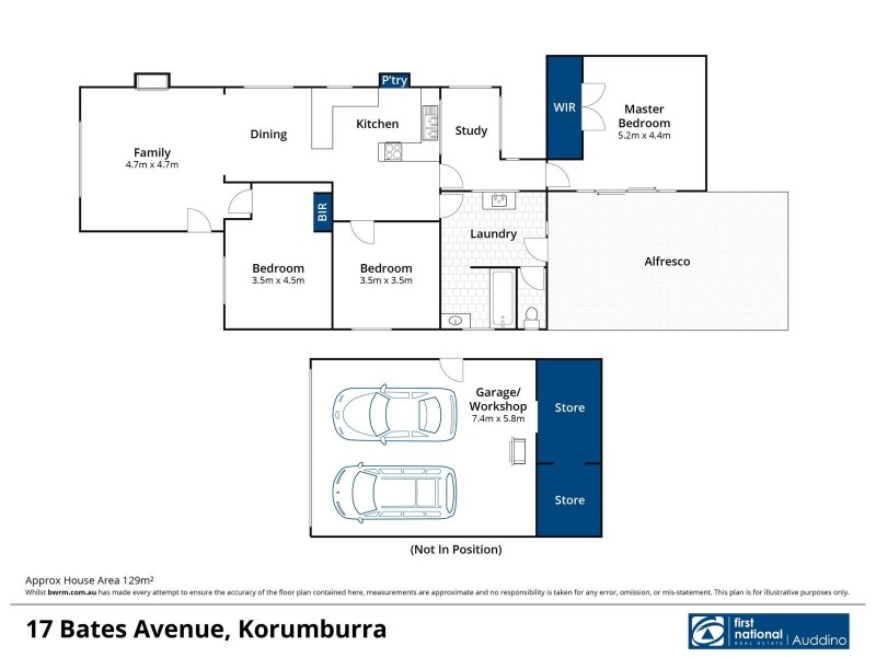 17 Bates Avenue, Korumburra VIC 3950 Floorplan