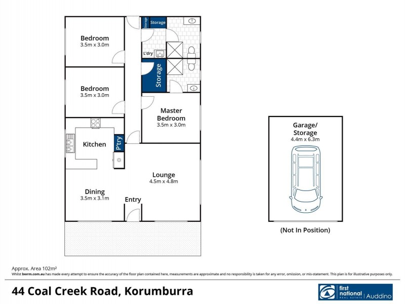 44 Coal Creek Road, Korumburra VIC 3950 Floorplan