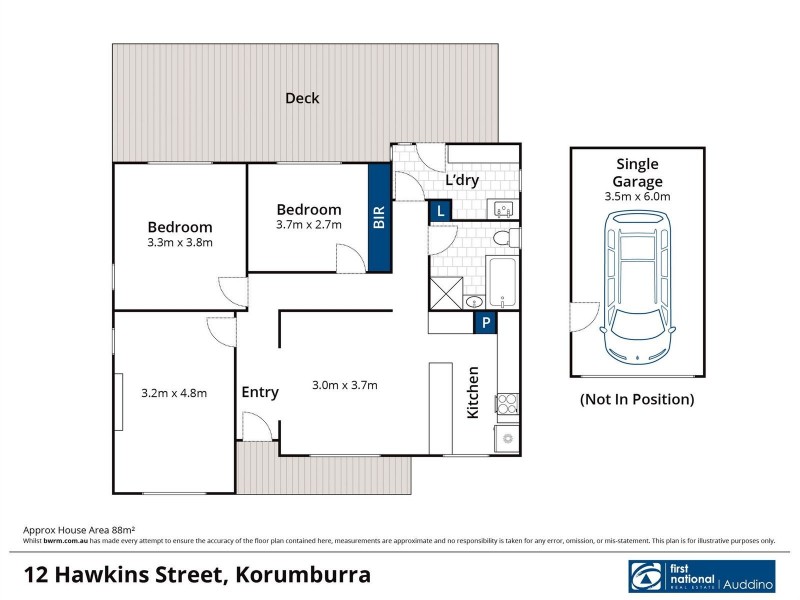 12 Hawkins Street, Korumburra VIC 3950 Floorplan