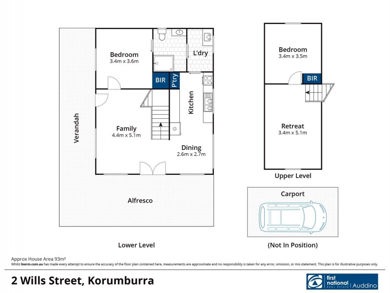 2. Wills Street, Korumburra VIC 3950 Floorplan