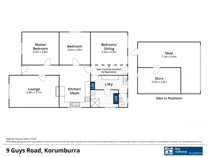 9. Guys Road, Korumburra VIC 3950 Floorplan